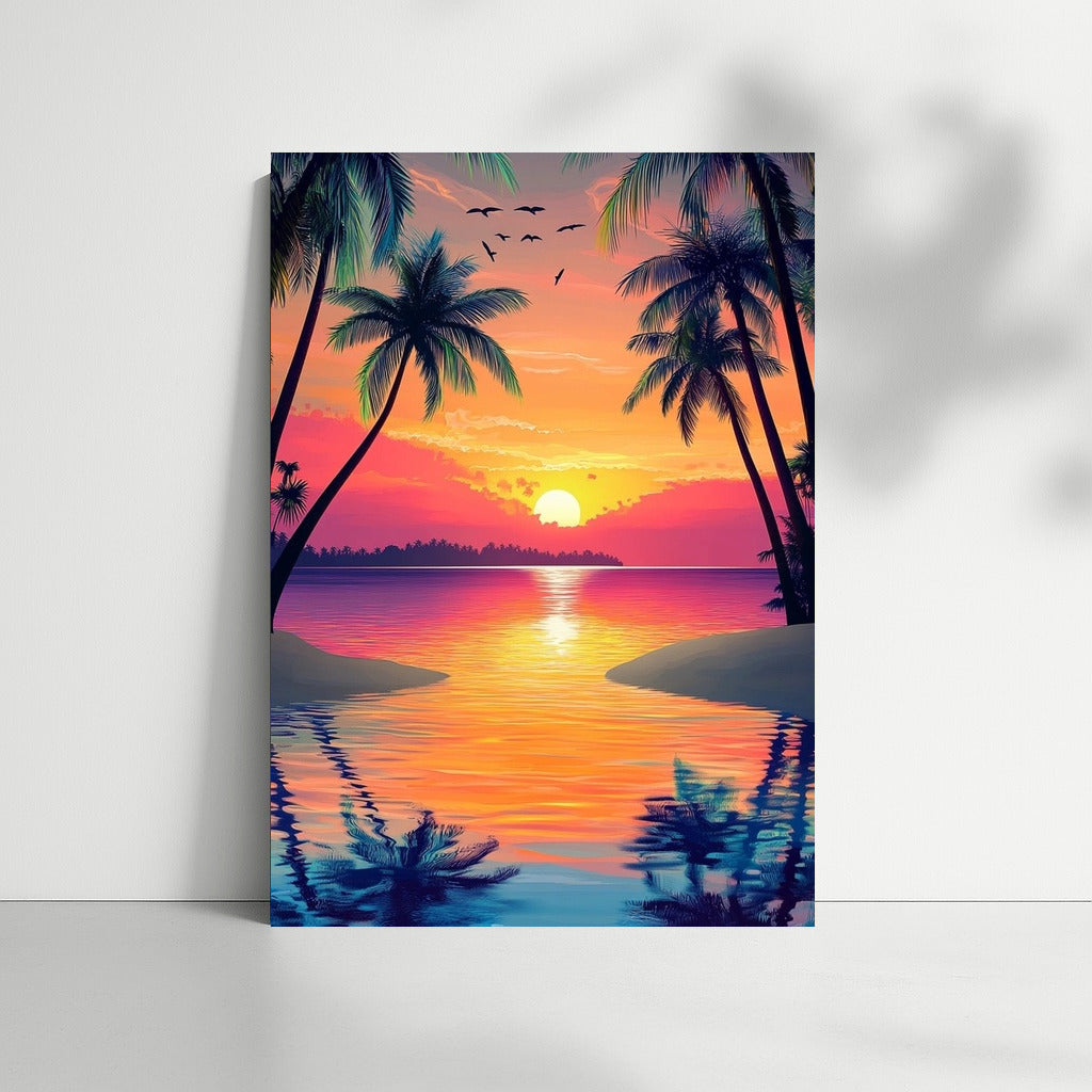 Dance of the Sunset Palms