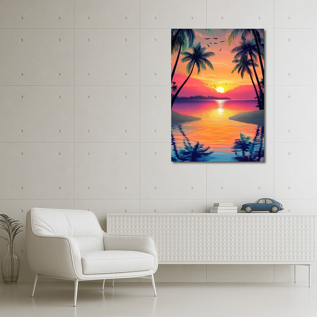 Dance of the Sunset Palms