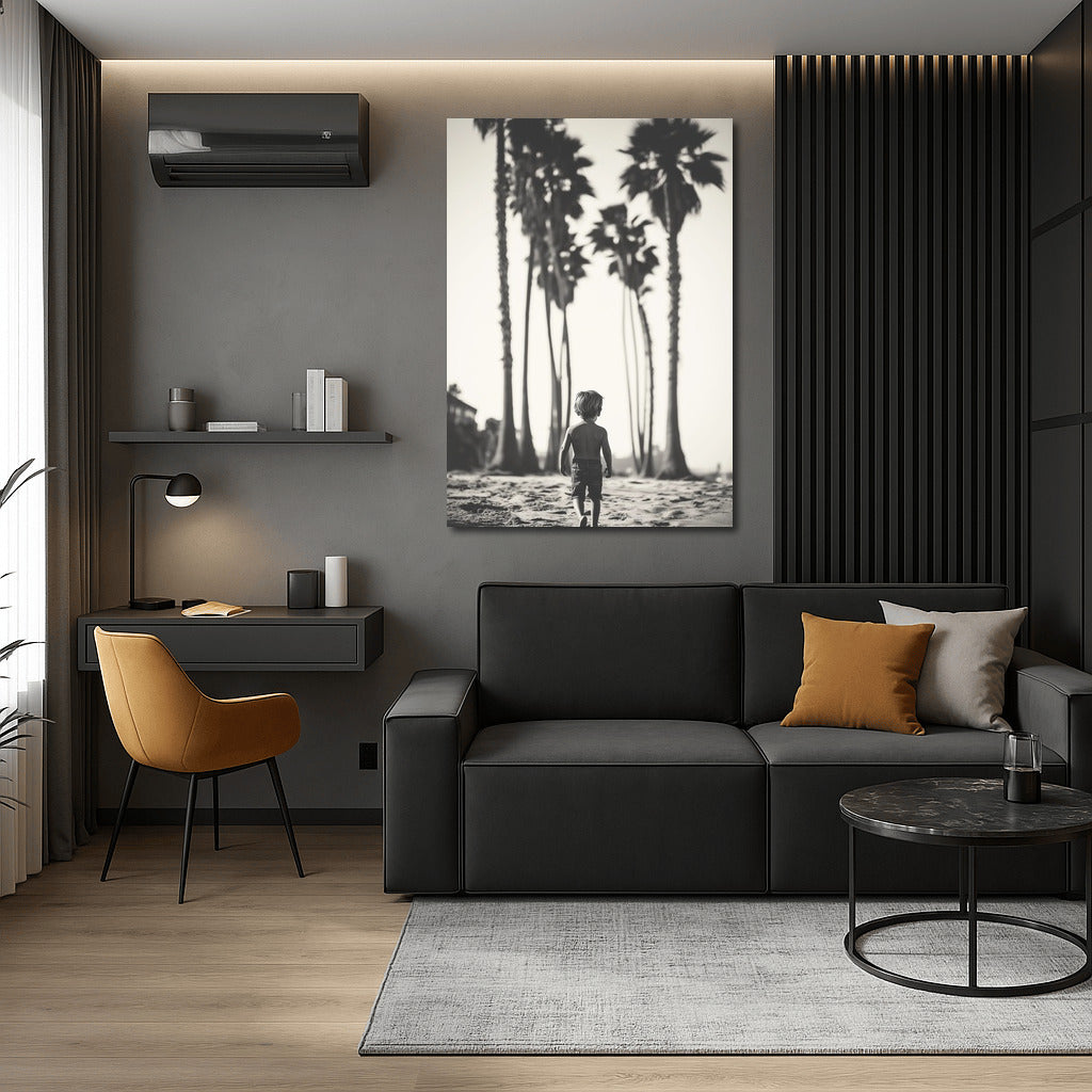 Steps in Sunny Palm Paradise