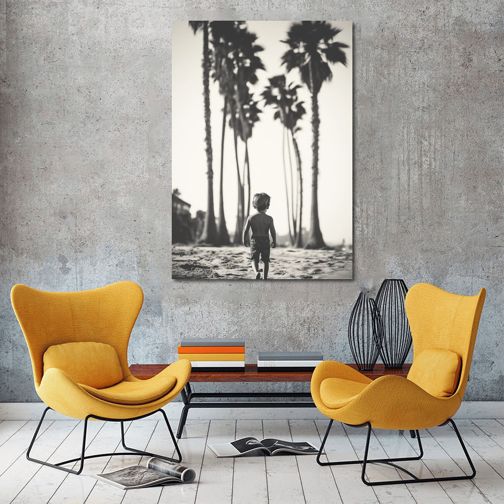 Steps in Sunny Palm Paradise