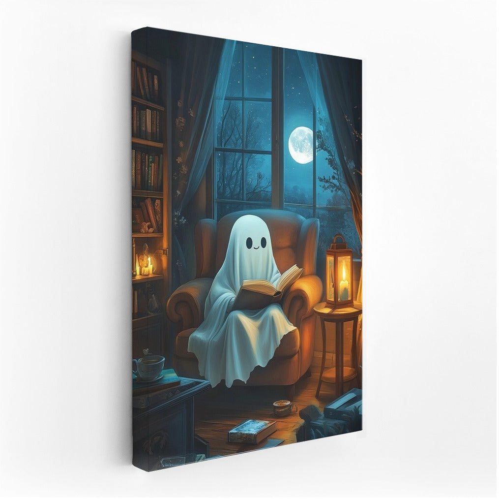 Moon Reader in the Shadow of Night