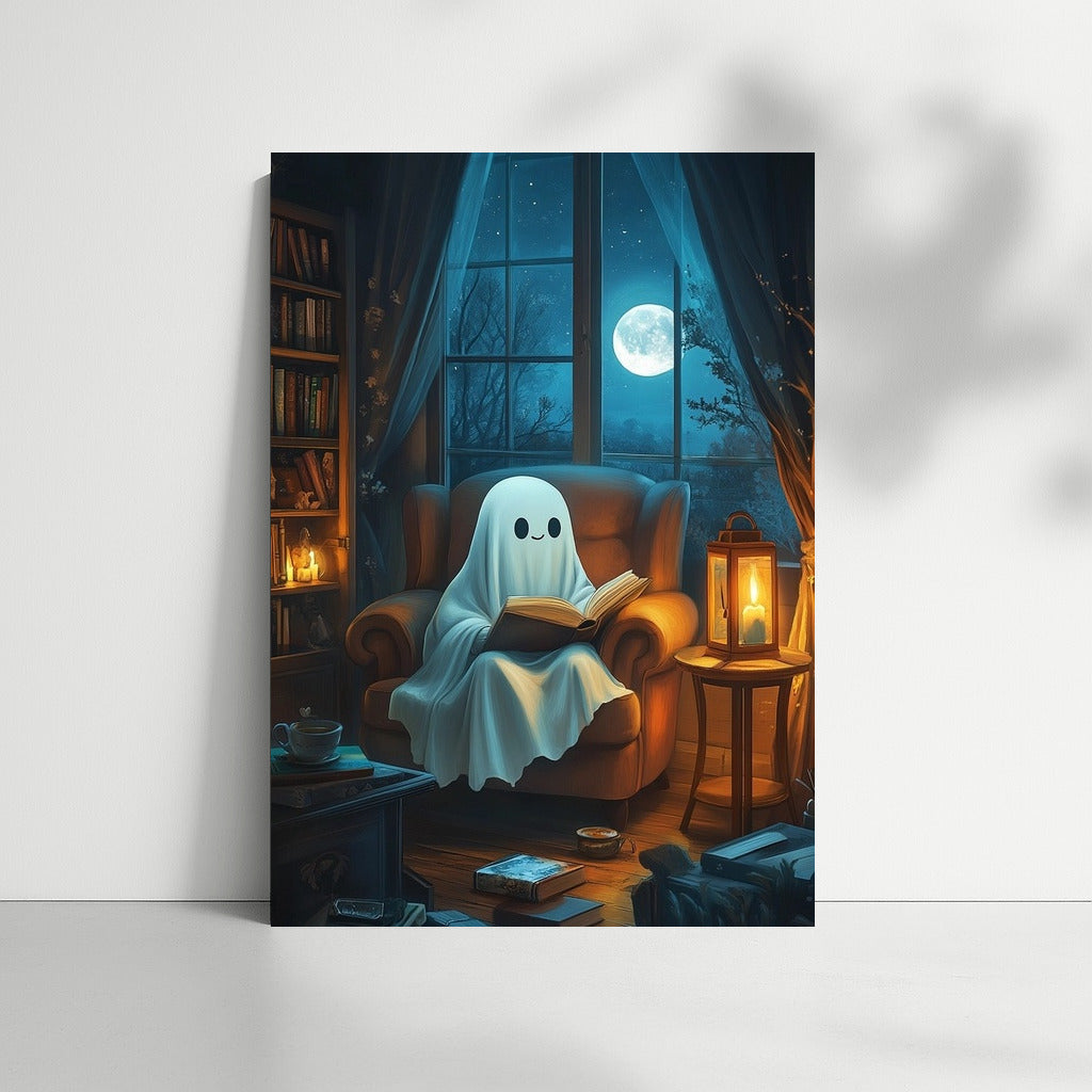 Moon Reader in the Shadow of Night