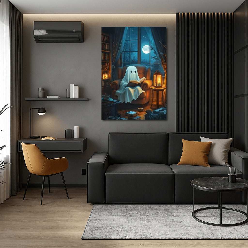 Moon Reader in the Shadow of Night