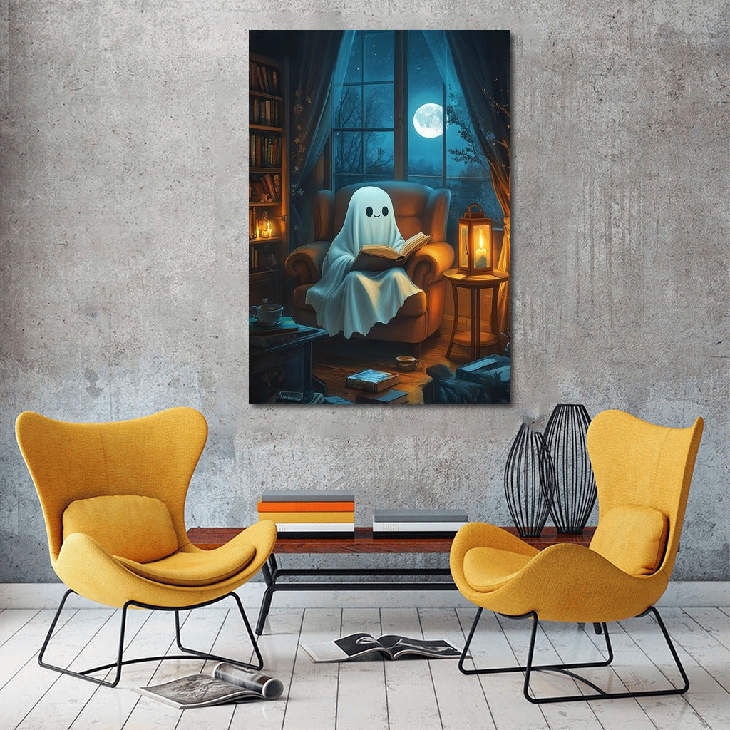 Moon Reader in the Shadow of Night