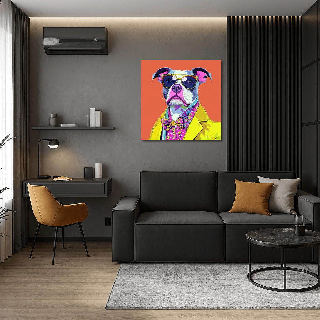 Gentleman in Pop Art Glasses