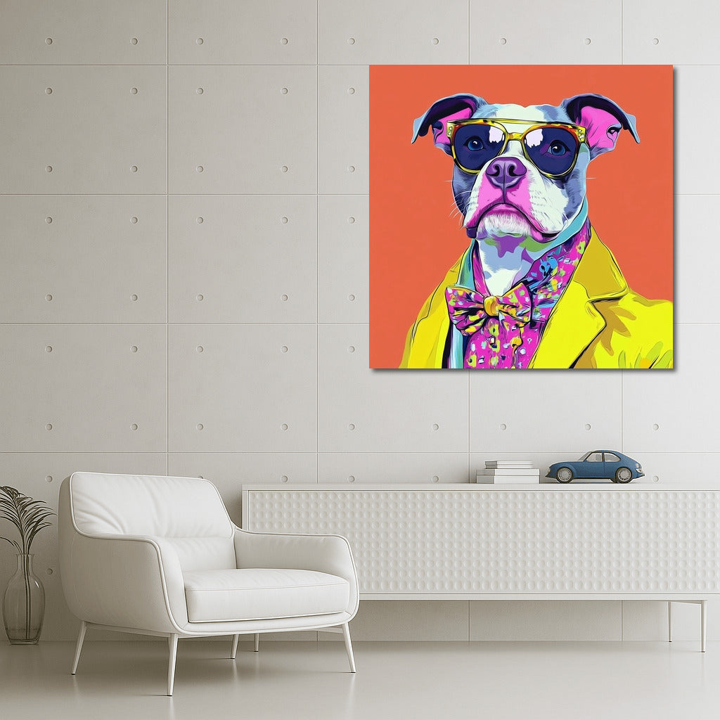 Gentleman in Pop Art Glasses