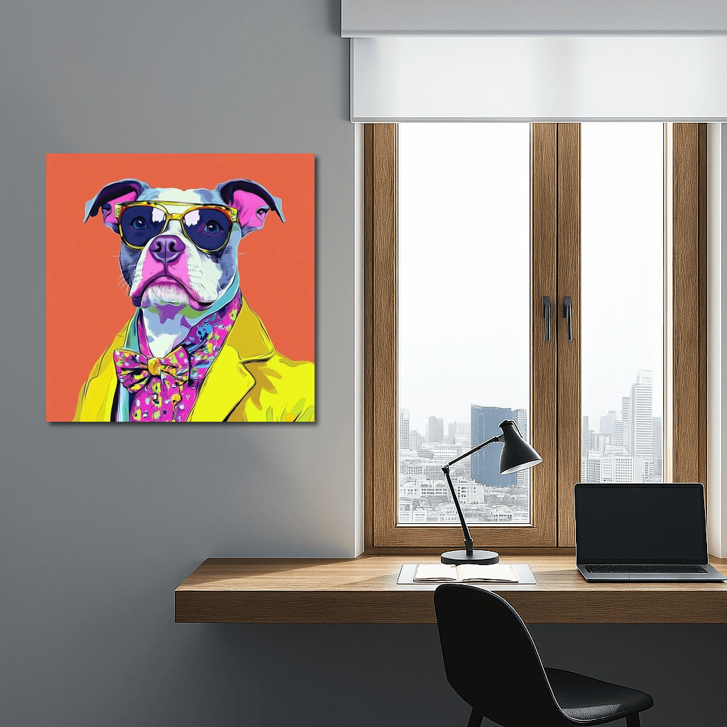 Gentleman in Pop Art Glasses