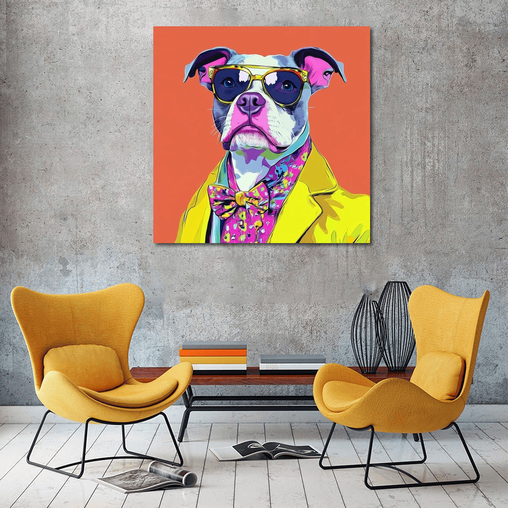 Gentleman in Pop Art Glasses