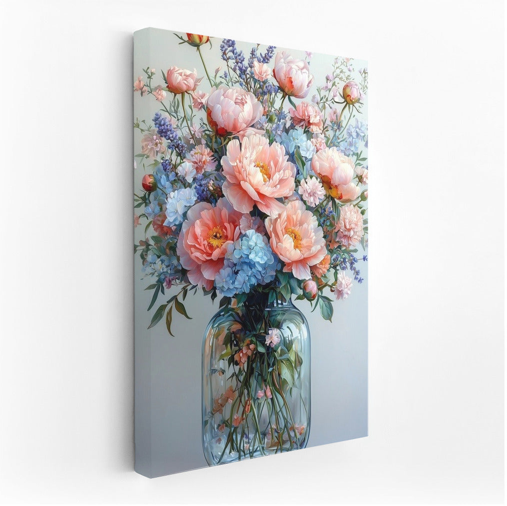 Peonies and Lavender: Symphony of Freshness