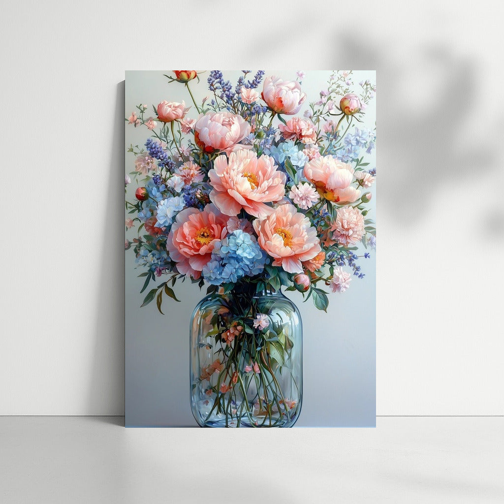 Peonies and Lavender: Symphony of Freshness