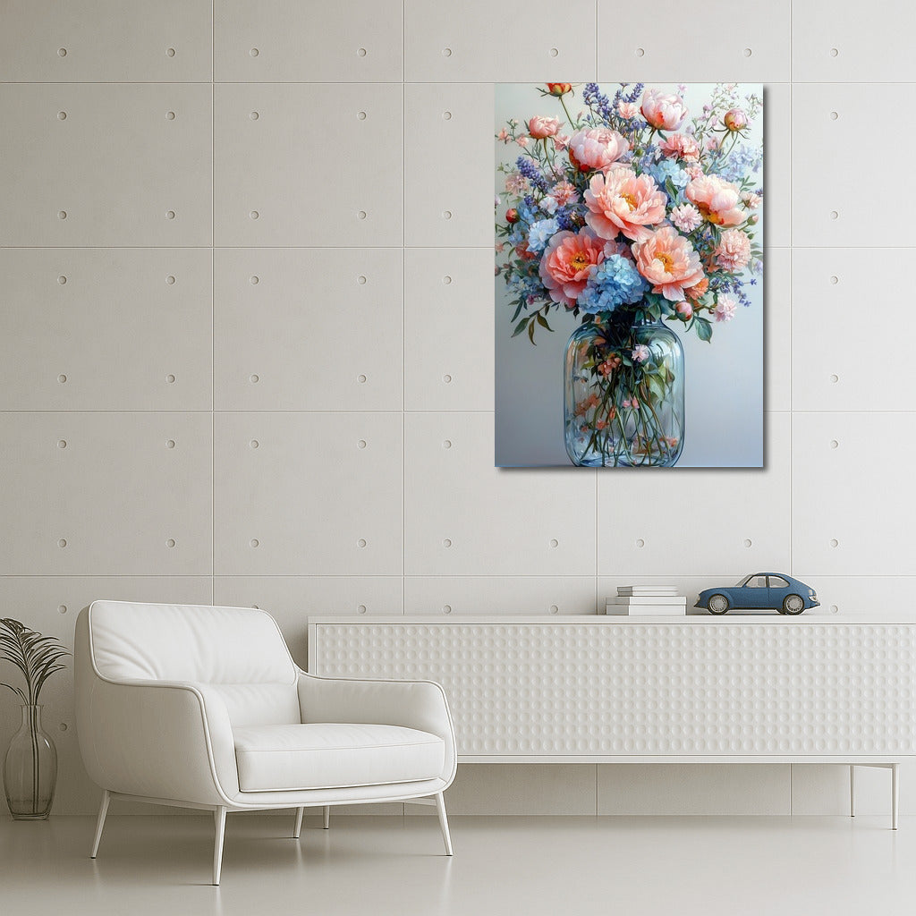 Peonies and Lavender: Symphony of Freshness