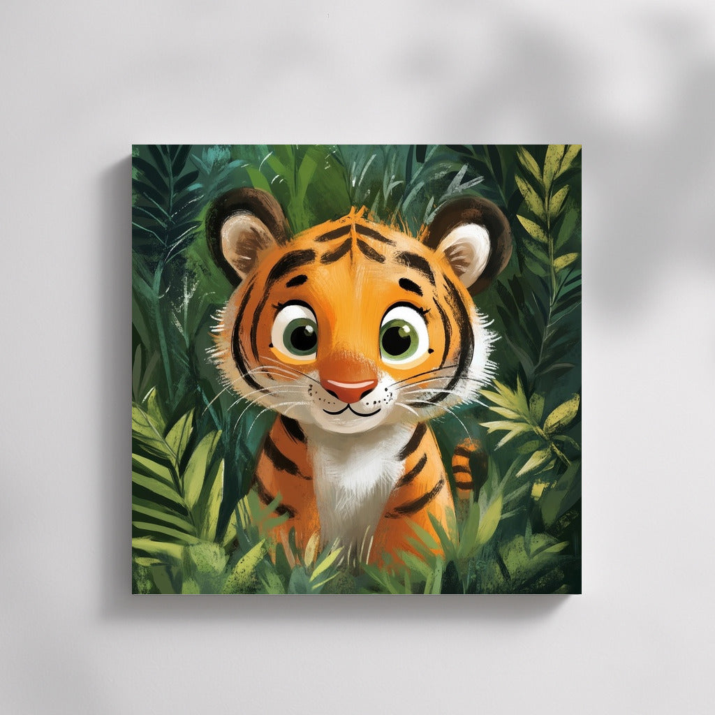 Jungle in Paws: Playful Tiger Cub