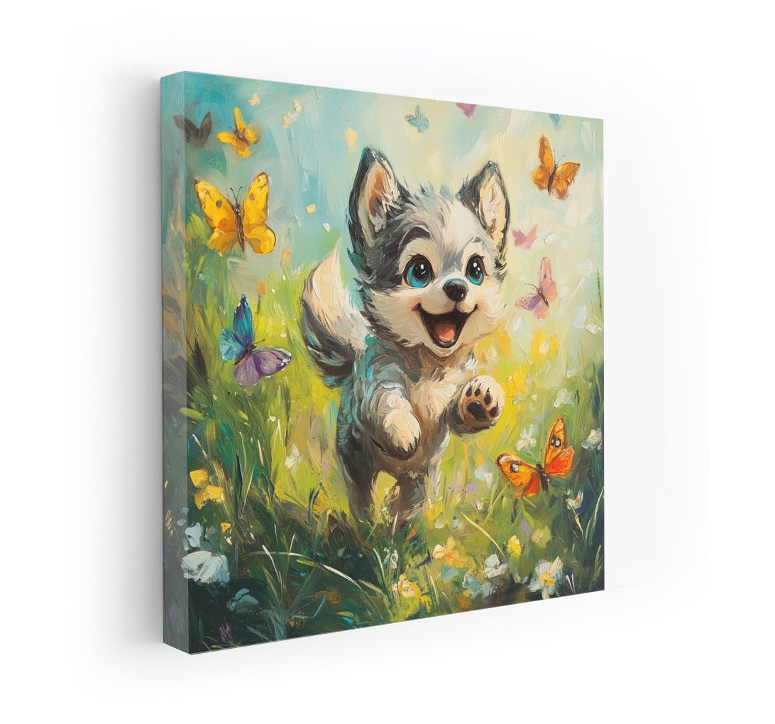 Butterflies and Puppy Happiness