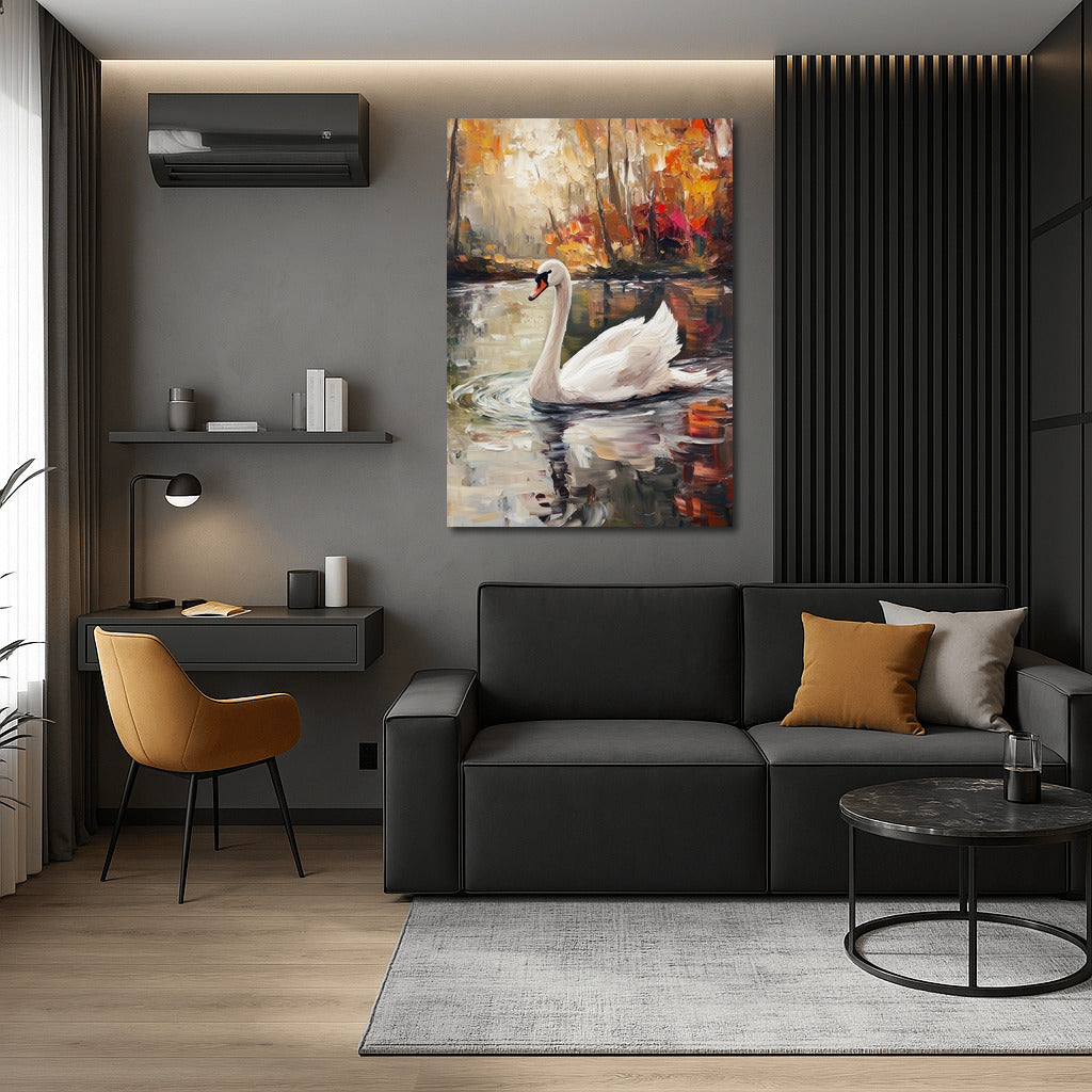 Swan in the Golden Waltz