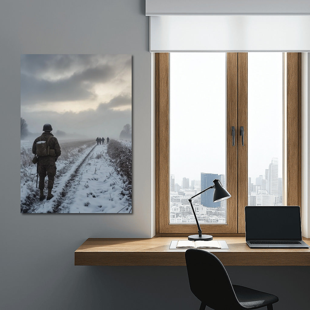 Wanderer in Winter Silence