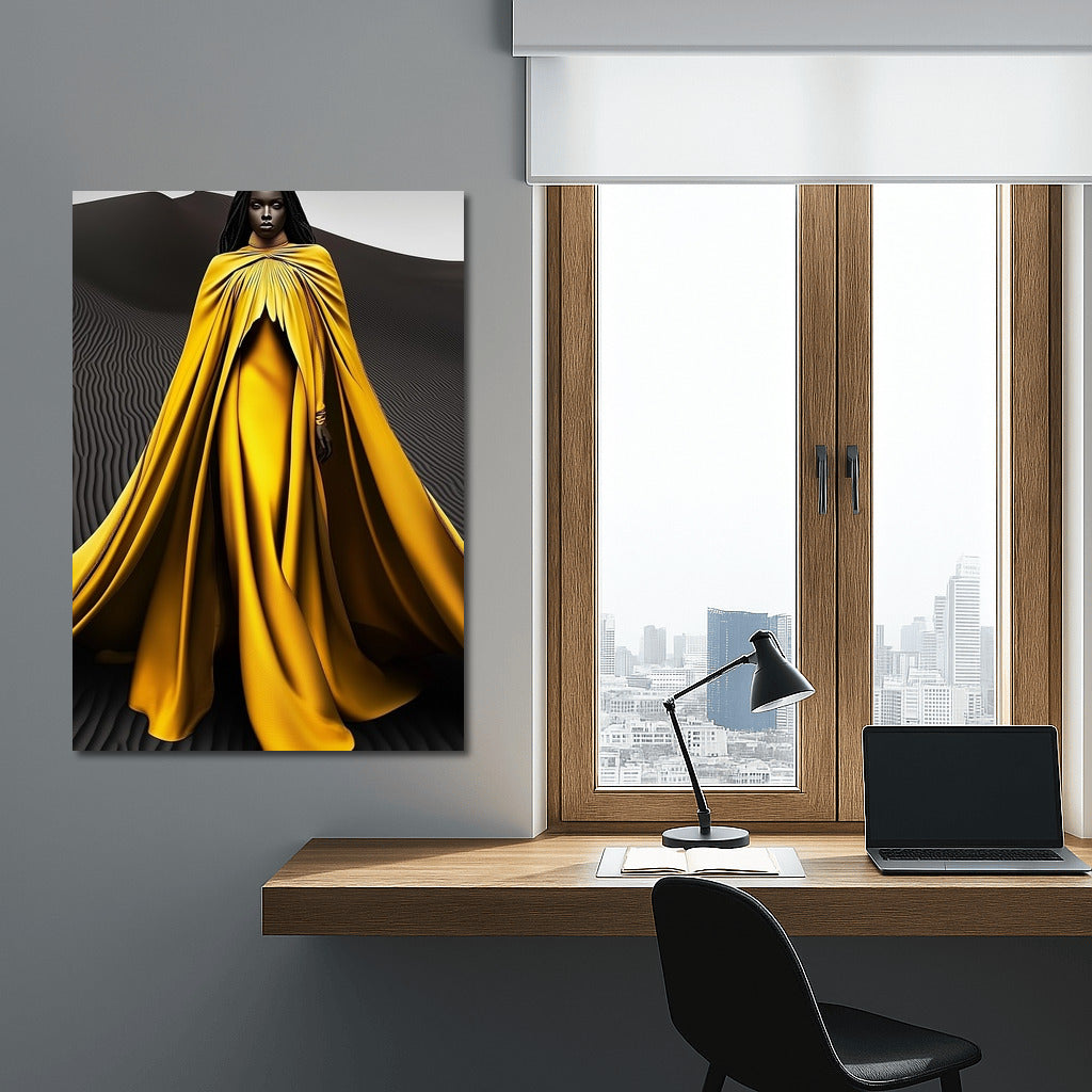 The Golden Wanderer of Sandy Dreams