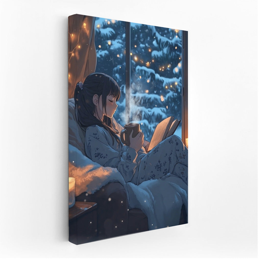 Reading in the Embrace of Winter