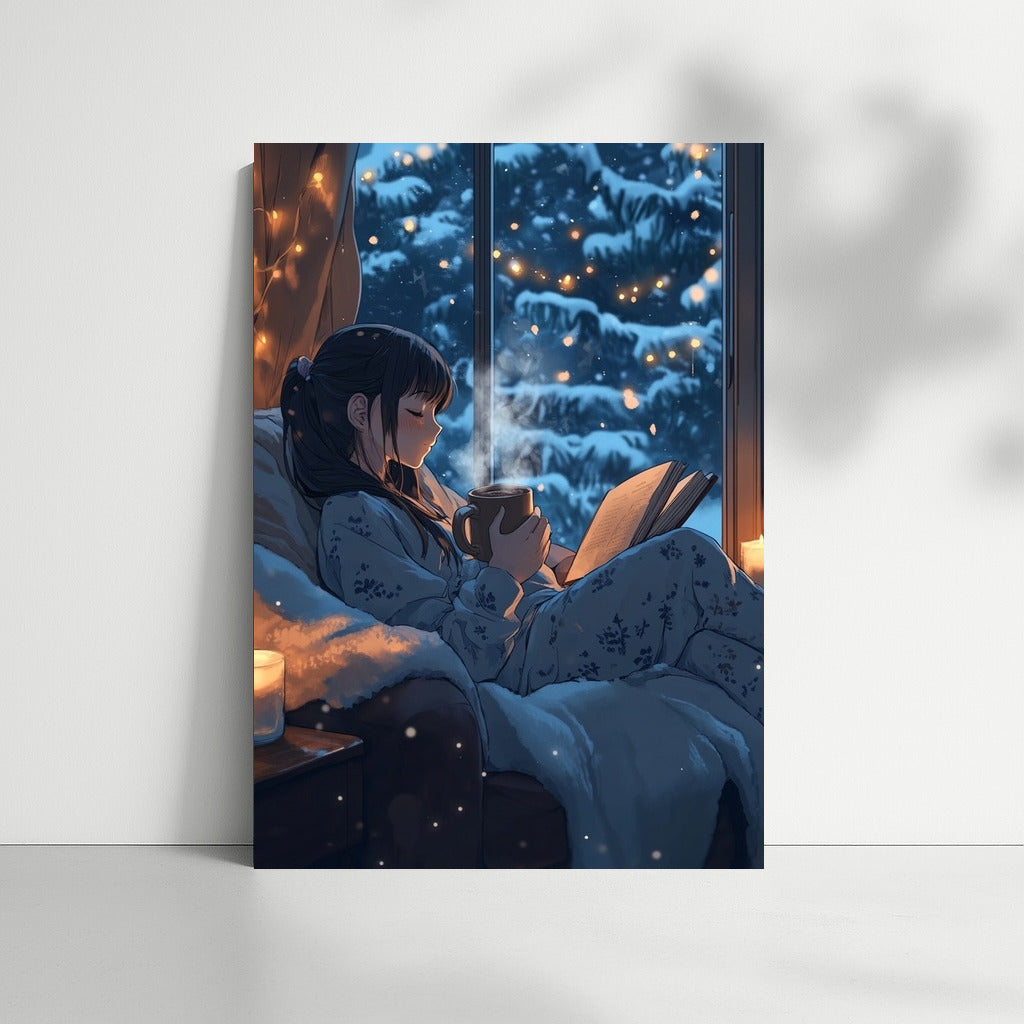 Reading in the Embrace of Winter