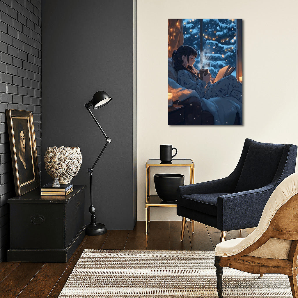 Reading in the Embrace of Winter