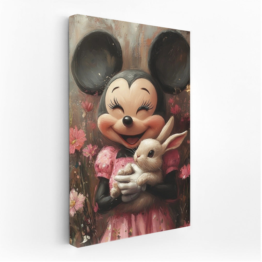 Flower Friendship: Mouse and Bunny