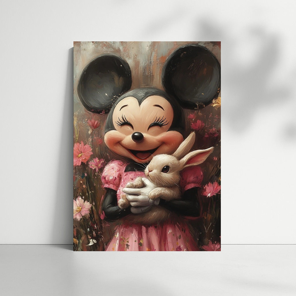 Flower Friendship: Mouse and Bunny