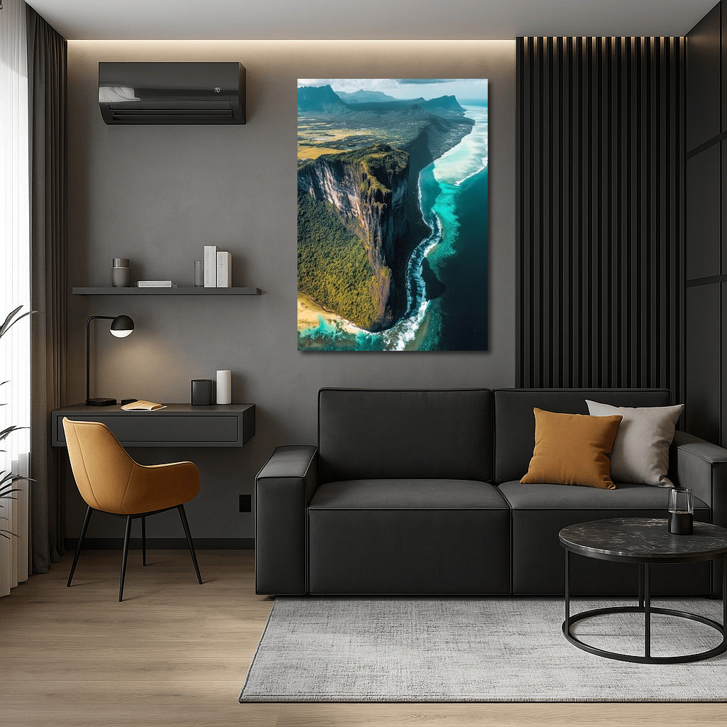 Turquoise Symphony of the Cliffs