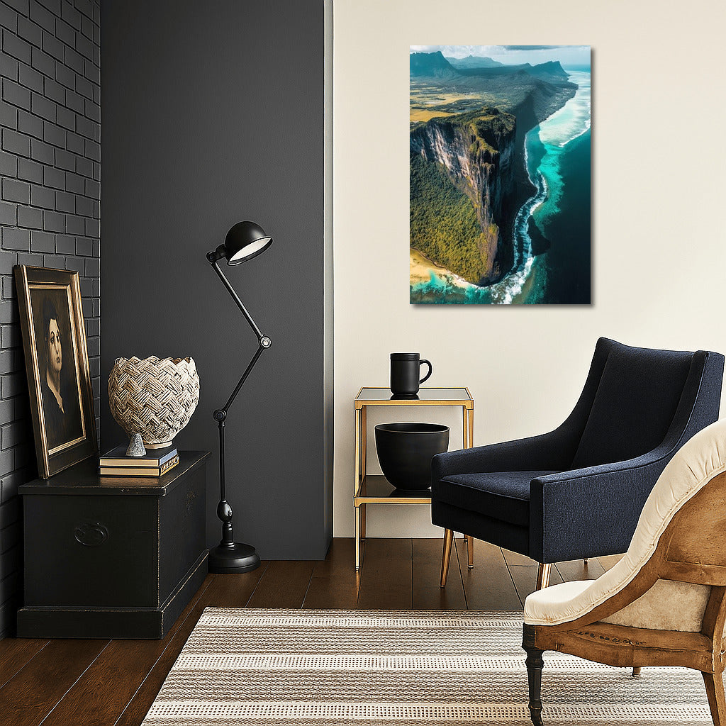 Turquoise Symphony of the Cliffs