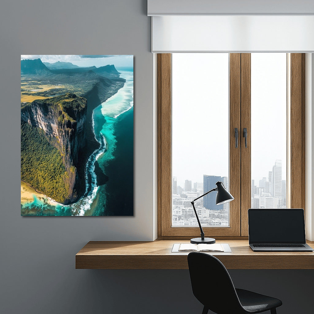 Turquoise Symphony of the Cliffs