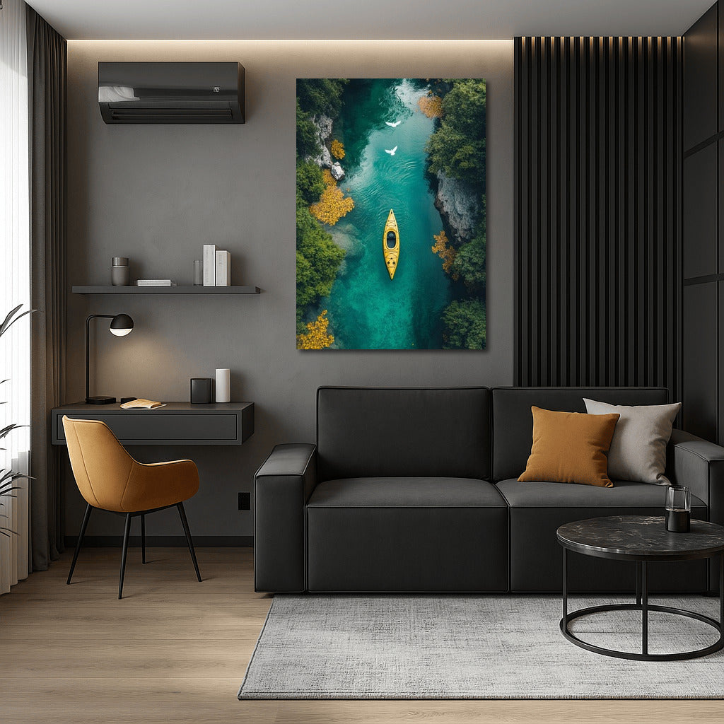 Turquoise Kayaker's Path