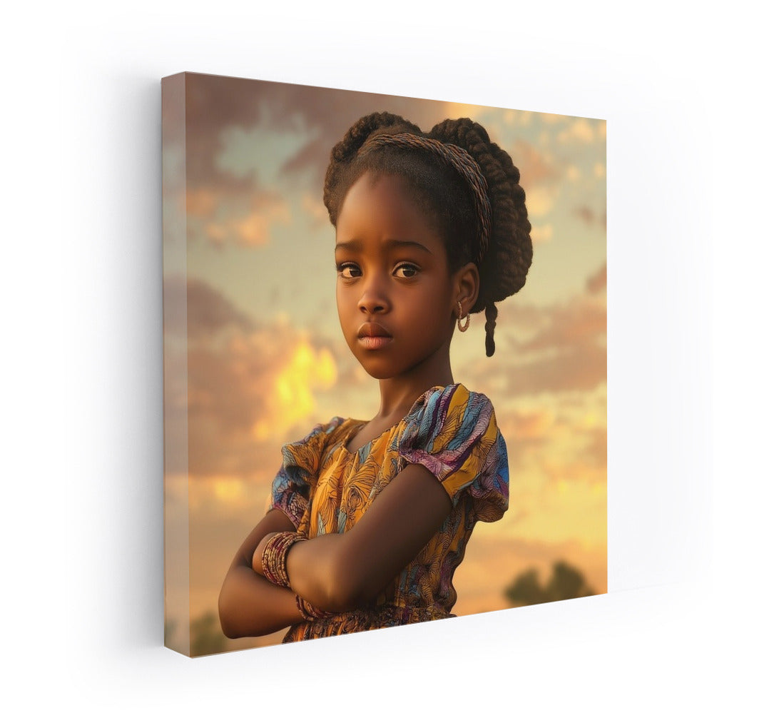 Silhouette in Sunset Illumination