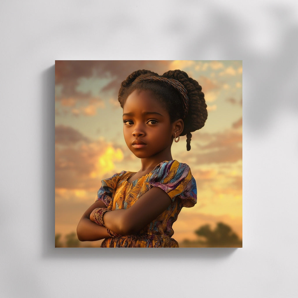 Silhouette in Sunset Illumination