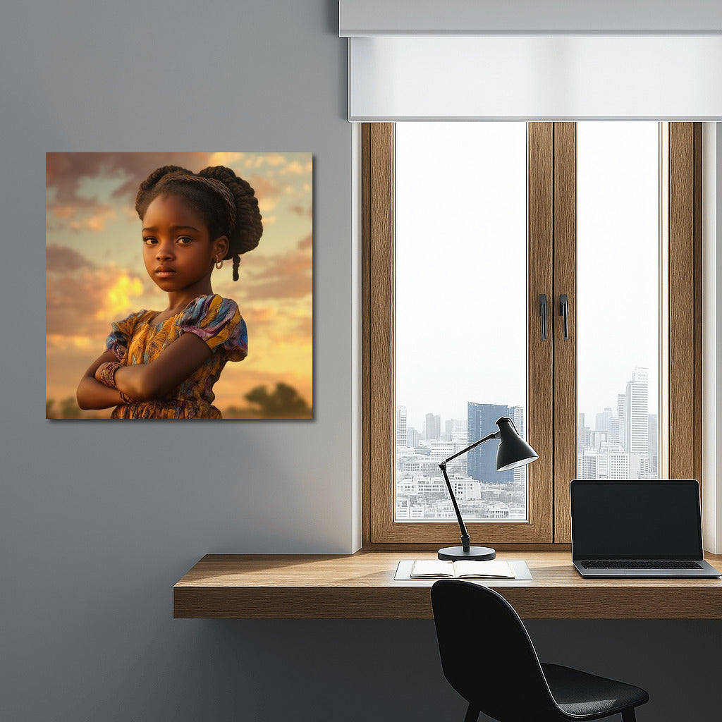 Silhouette in Sunset Illumination