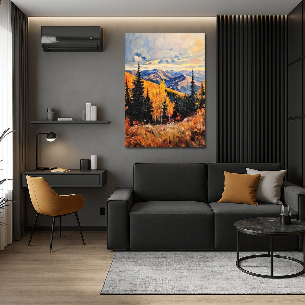 Golden Peaks of Autumn