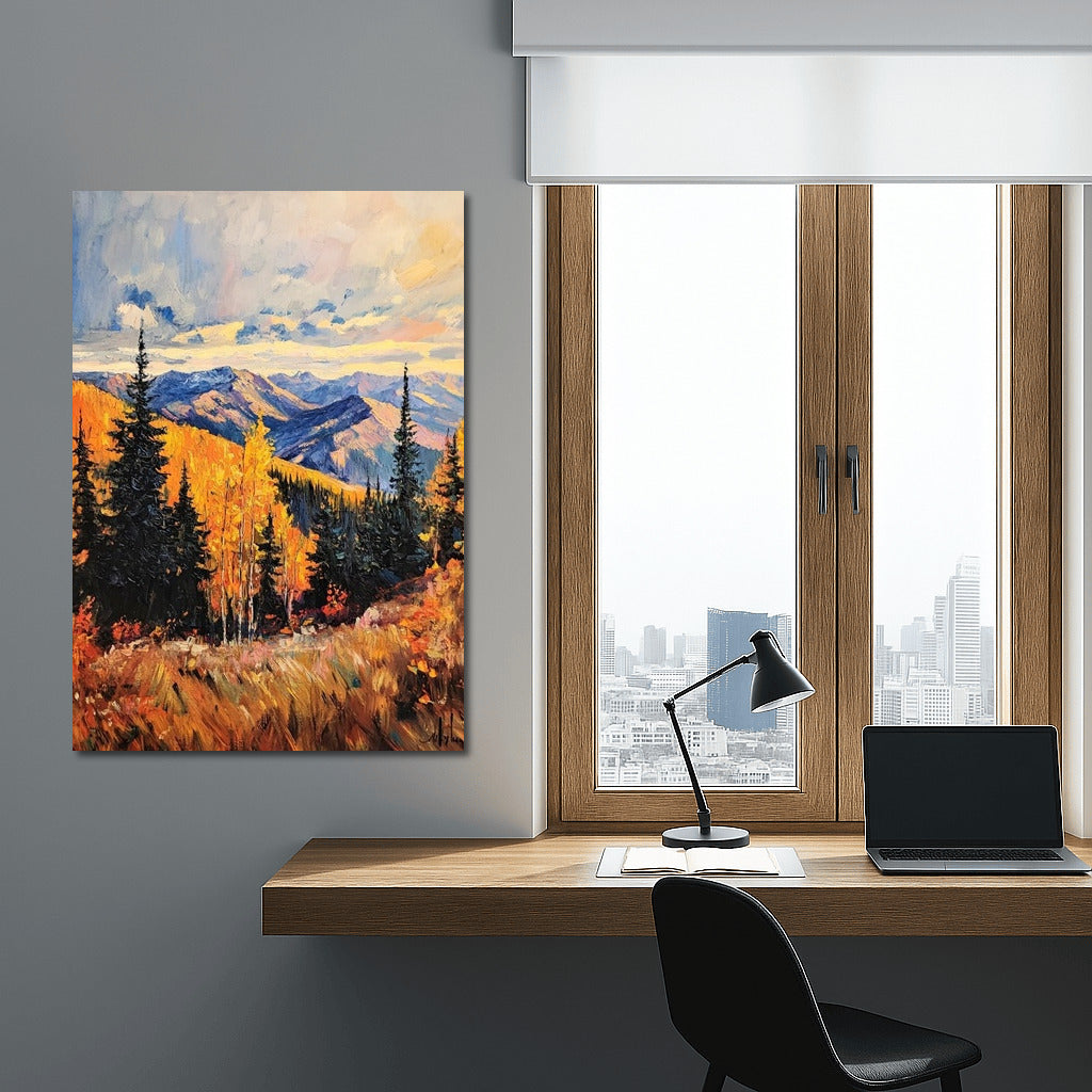 Golden Peaks of Autumn