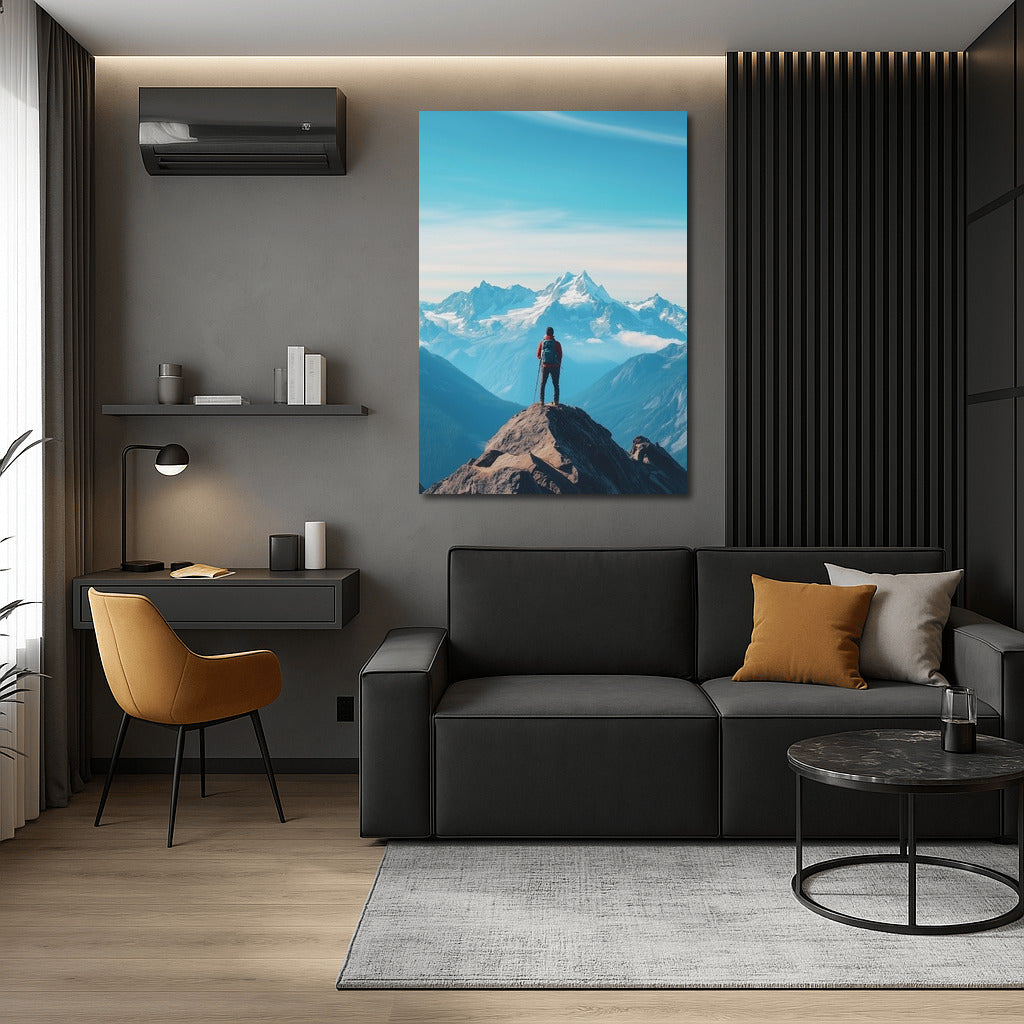 Call of the Mountain Peaks: A Traveler in the Arms of Freedom