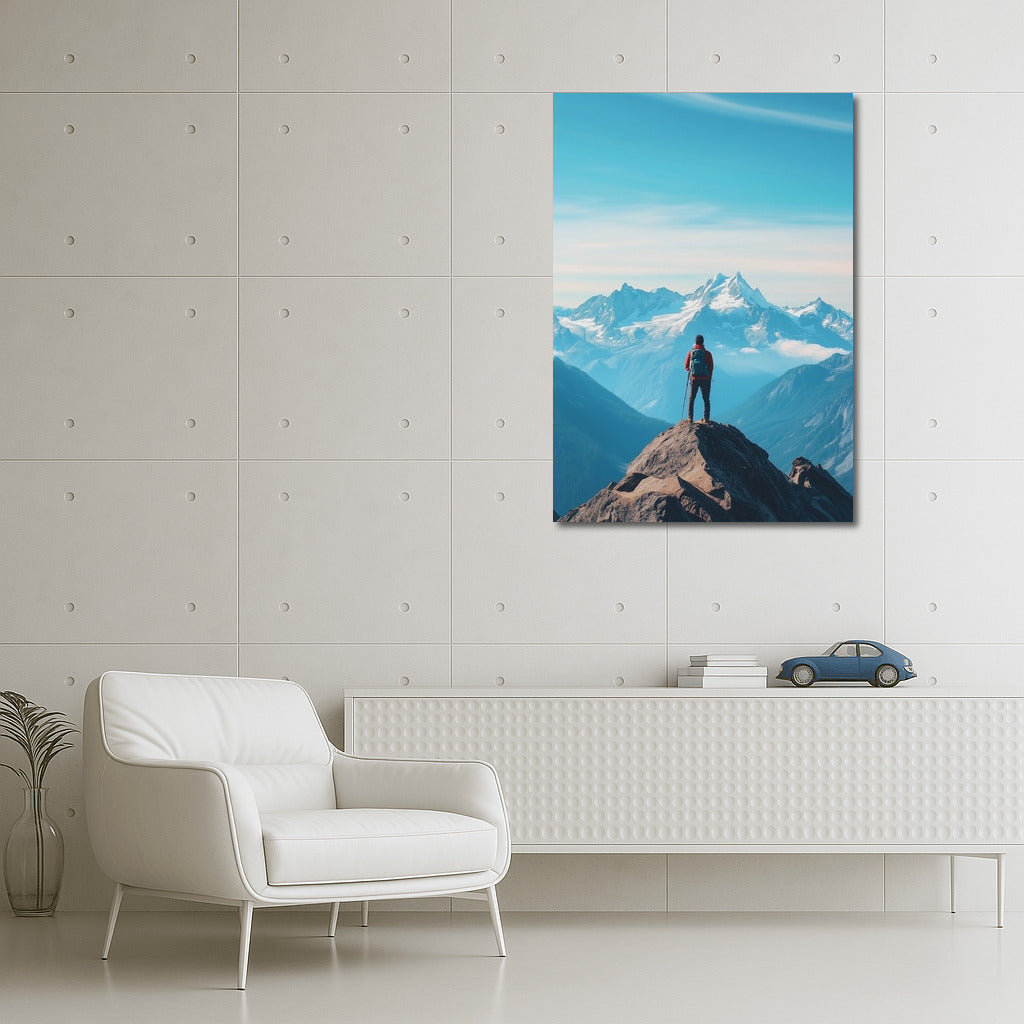 Call of the Mountain Peaks: A Traveler in the Arms of Freedom