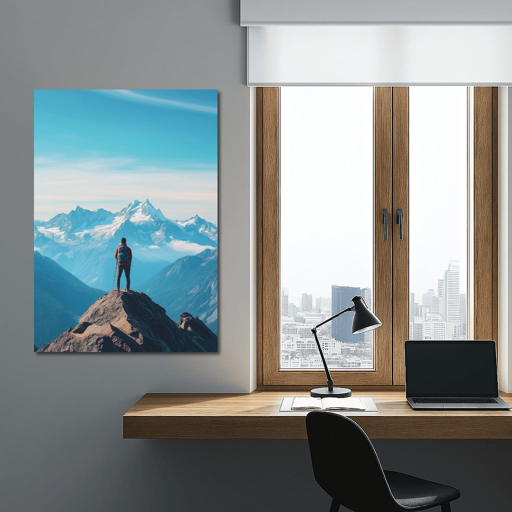 Call of the Mountain Peaks: A Traveler in the Arms of Freedom