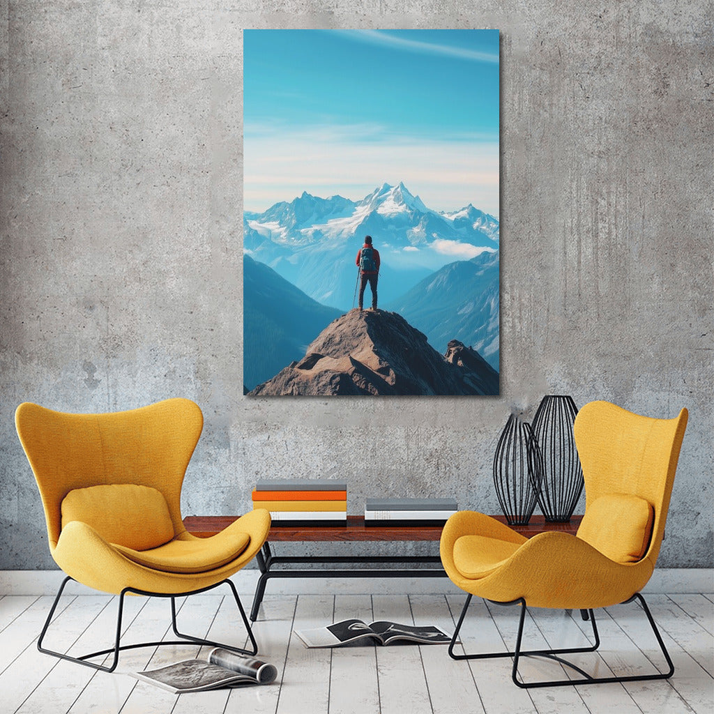 Call of the Mountain Peaks: A Traveler in the Arms of Freedom