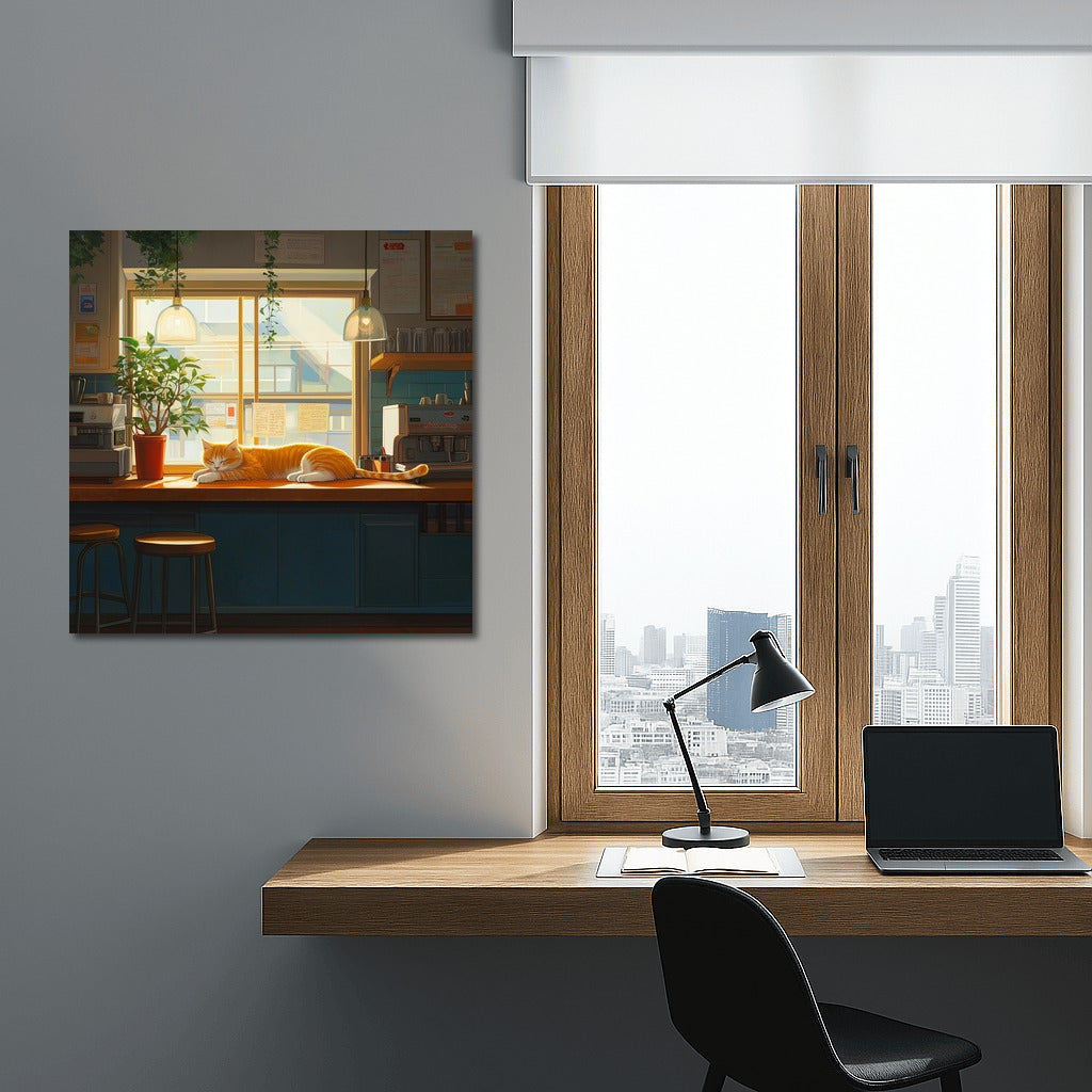 Sunny dreams of a red-haired gourmet