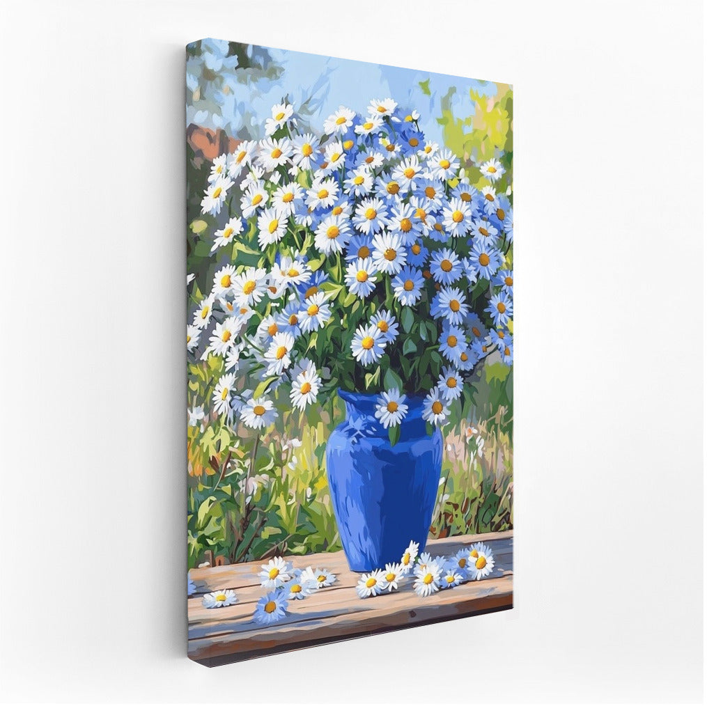 Daisy Symphony in Blue