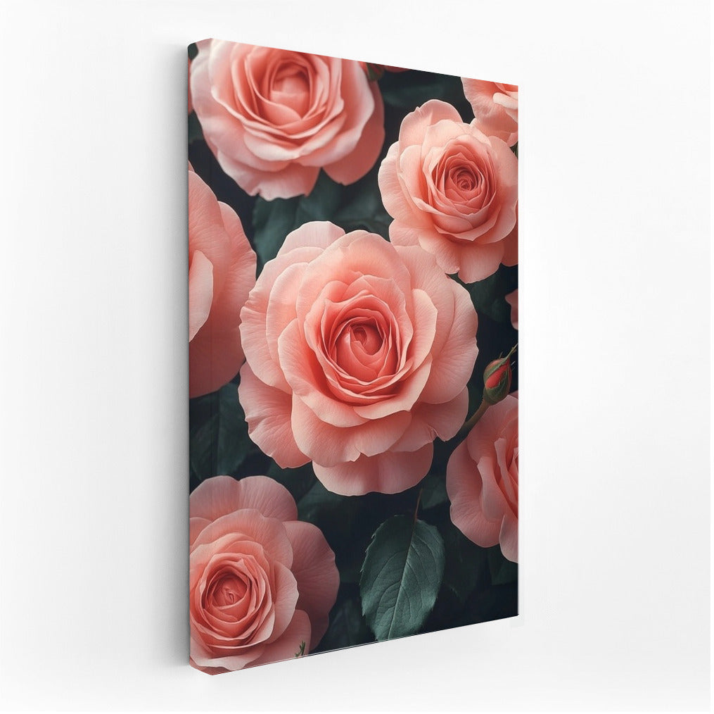 Bouquet of Tenderness: Pink Roses in Bloom