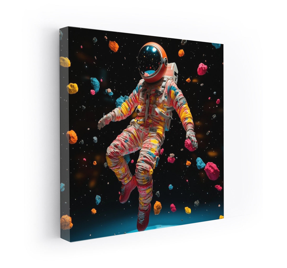 Dream Gravity: An Astronaut in a Whirlwind of Stars