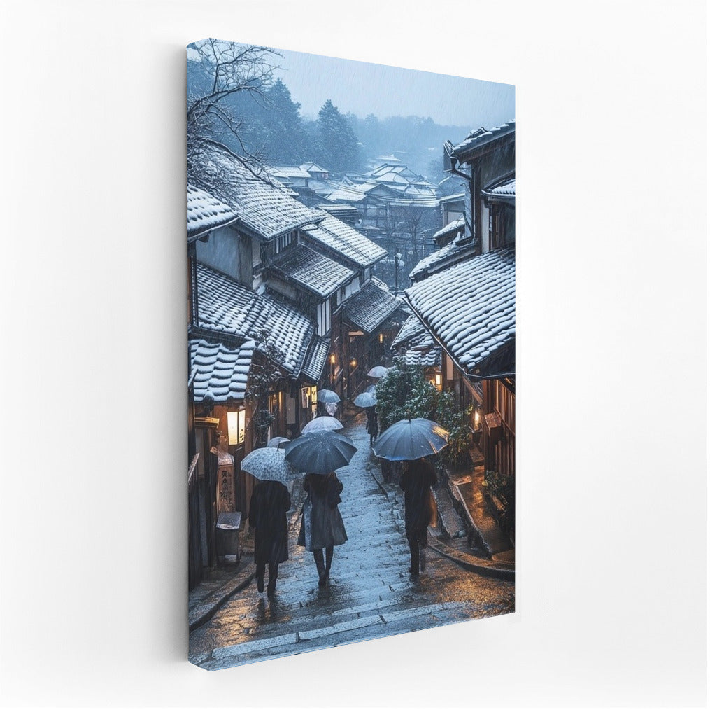 Umbrellas over the Snow Kingdom