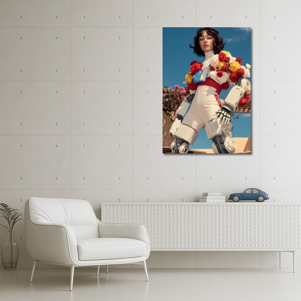 Flower Cyber-Diva under the Sky Dome