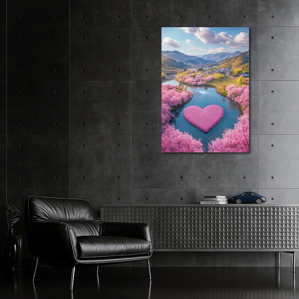 Heart in the Pink Forest