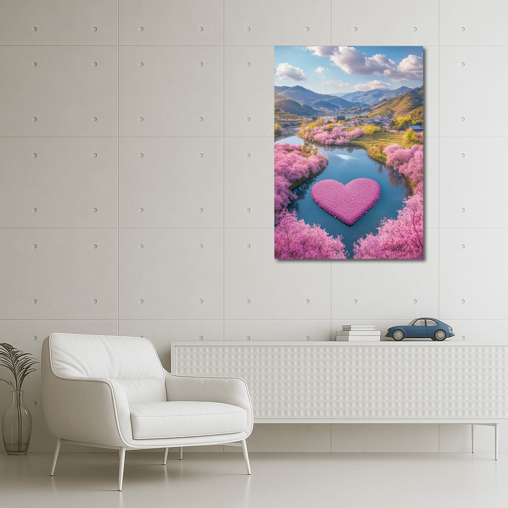 Heart in the Pink Forest