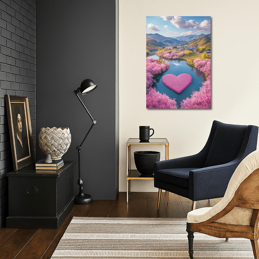 Heart in the Pink Forest