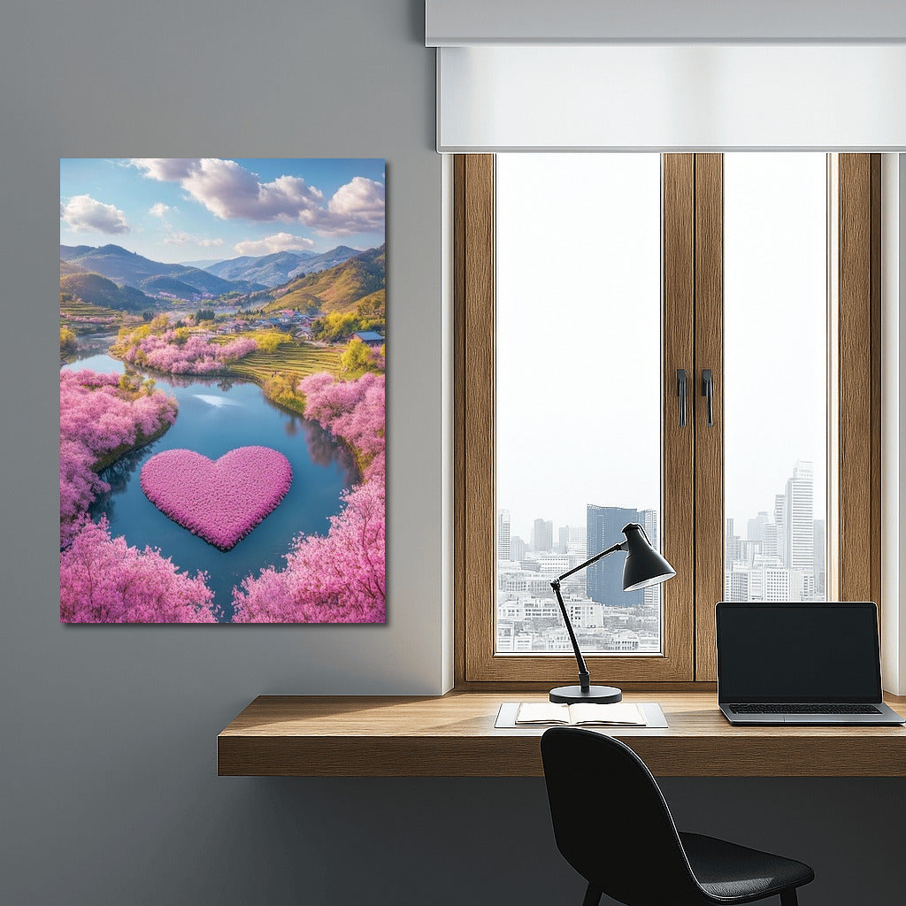 Heart in the Pink Forest