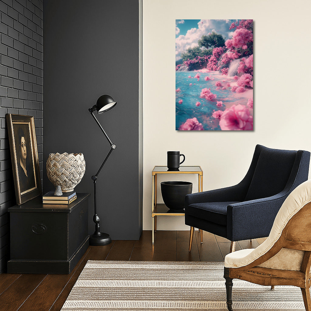 Pink Symphony of the Morning Shore