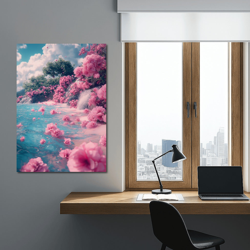 Pink Symphony of the Morning Shore